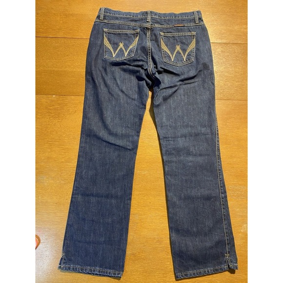 Wrangler Jeans Cash Cowgirl Cut Bootcut Mid Rise Western Womens 11/12 x 32 - Picture 12 of 14